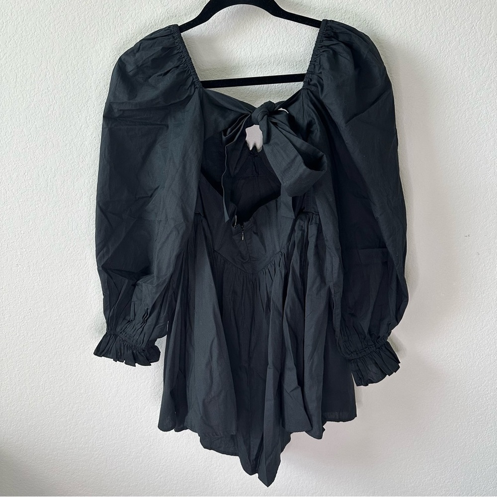 For Love & Lemons Ruth Mini Dress in Black SZ S - Picture 9 of 10